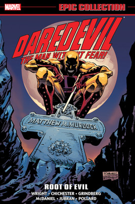 Daredevil The Man Without Fear Grave Tombstone Comic Book Poster