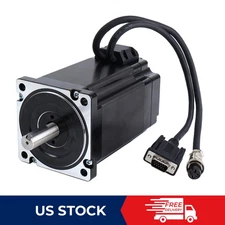 STEPPERONLINE 9Nm Nema 34 Closed Loop Stepper Motor 6A Φ14mm Encoder 1000CPR