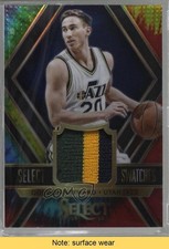 2014-15 Panini Select Swatches Tie-Dye Prizm 2/25 Gordon Hayward #65 READ z5i
