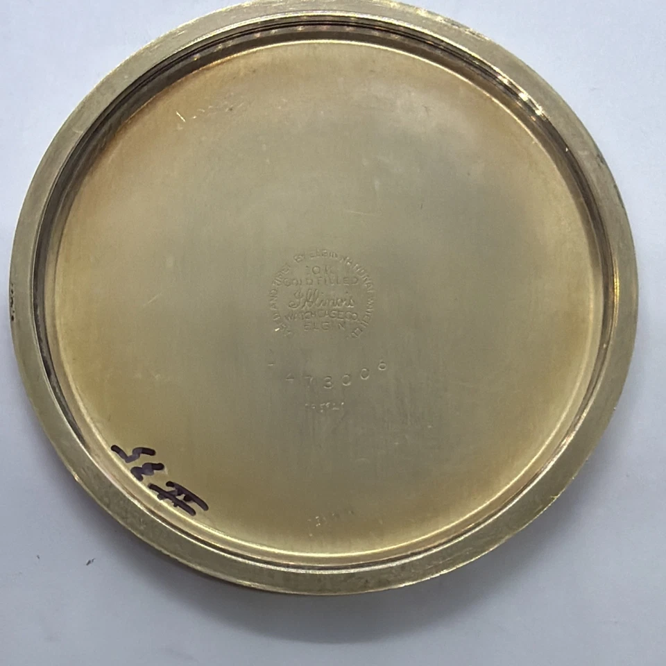 Elgin B.W.Raymond 16 Size 23 jewels Gold Filled Railroad Pocket Watch Runs Good - Image 4 of 4