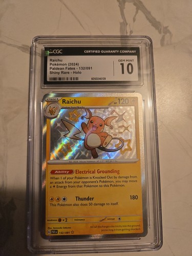 Raichu graded CGC 10 for sale on eBay