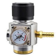 New Mini Sodastream CO2 Charger Gas Regulator 0-90 PSI for Soda Keg TR21x4 Home