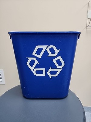 Rubbermaid Recycling Container 3 GALLON 2955 BLUE