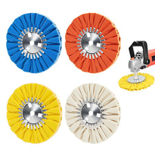 Airway Buffing Wheel Kit 4 Piece Kit 1 Pcs White 1 Pcs Orange 1 Pcs Blue