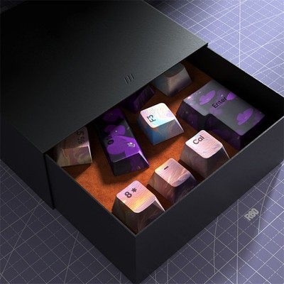 PBT Keycap Set 108/135 Keys Original Height Doubleshot Front-lit Backlit Keycap