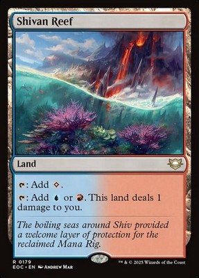 x1 Shivan Reef R MTG Commander: Edge of Eternities M/NM, English