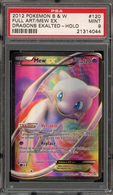 Pokemon Mew EX Dragons Exalted Full Art #120 PSA 9 Mint | eBay