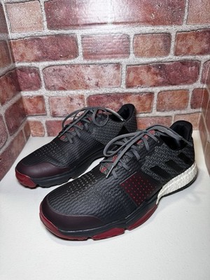 Adidas Adipower Sport Boost 3 Golf Shoes Mens 11 Black Red Spikeless 044778