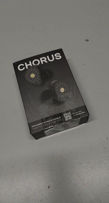 Kiwi Ears x B_Media: Chorus DLC Diaphragm Dynamic Driver (Black, No Mic)