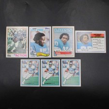 (7) 1982-85 Topps Billy Sims Card Lot Detroit Lions EX-MT/NM GL3026