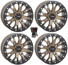 System 3 SB-4 Beadlock Bronze (6+1) UTV Wheels 15" Kawasaki Teryx Mule