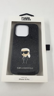 Karl Lagerfeld KLHCP15LGKNPSK für iPhone 15 Pro 6.1'' black hardcase