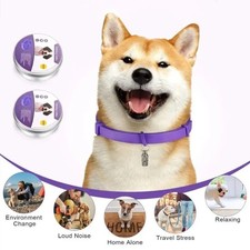 Pet Calming Collar  Anxiety  Stress Relief  Waterproof Adjustable