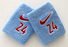 Nike Wristbands Baseball MLB #24 Cody Bellinger Valor Blue/Sport Red