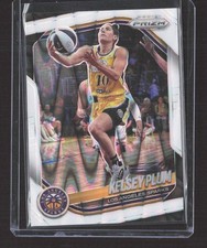 2025 Panini Prizm WNBA Kelsey Plum #59 White Seismic Los Angeles Sparks
