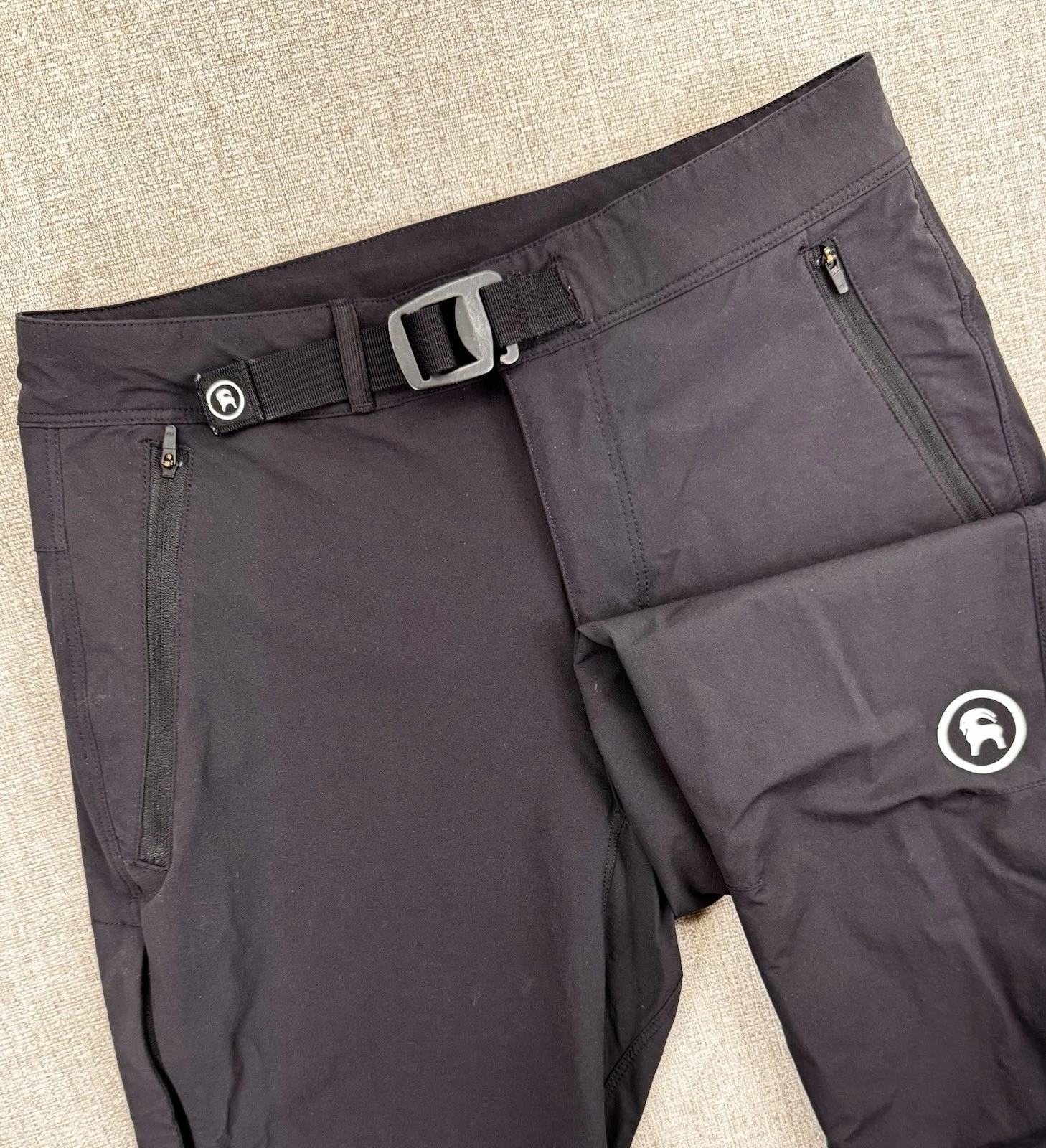 Backcountry Pants Mens Softshell DWR Coated. Belted Size 30x32