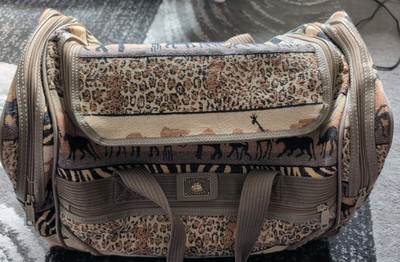 Pioneer Express Reisegepäck Tasche Safari-Thema Tierstil Canvas