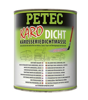 PETEC Karo-Dicht Karosseriedichtmasse streichbar in Pinseldose 1000ml - 94130