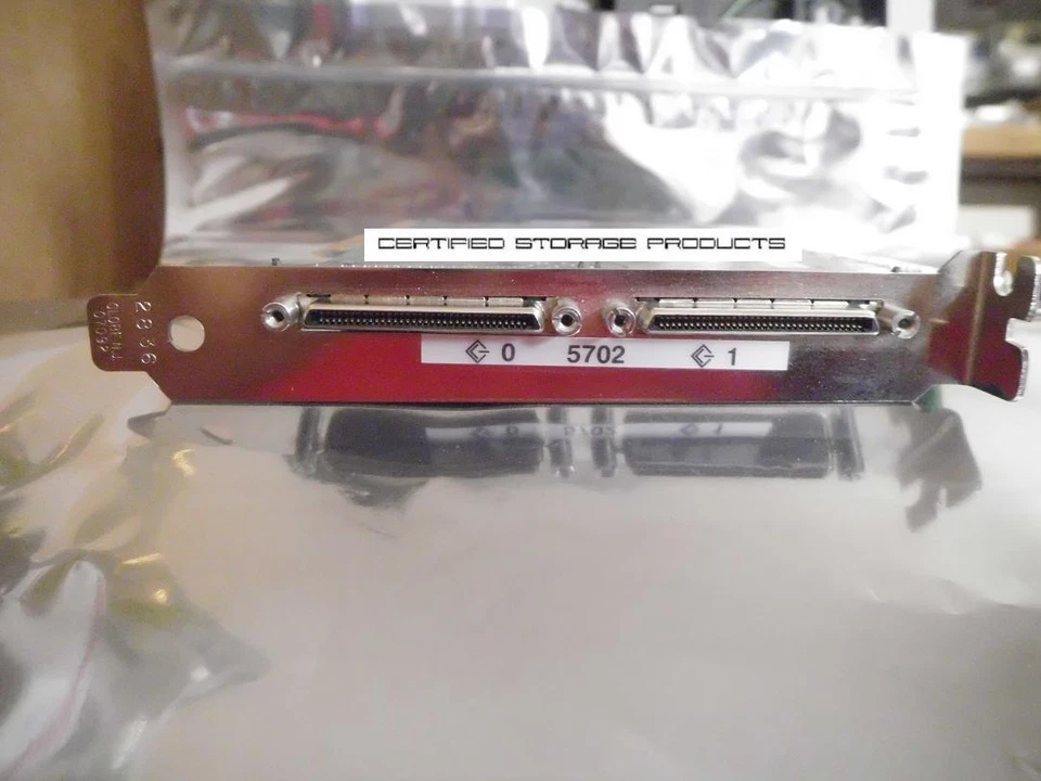 NUEVO IBM 5702 97P6513 PCI-X U320 SCSI Adaptador pSeries RS6000 Dual VHDCI Ultra320 Foto 2 de 3