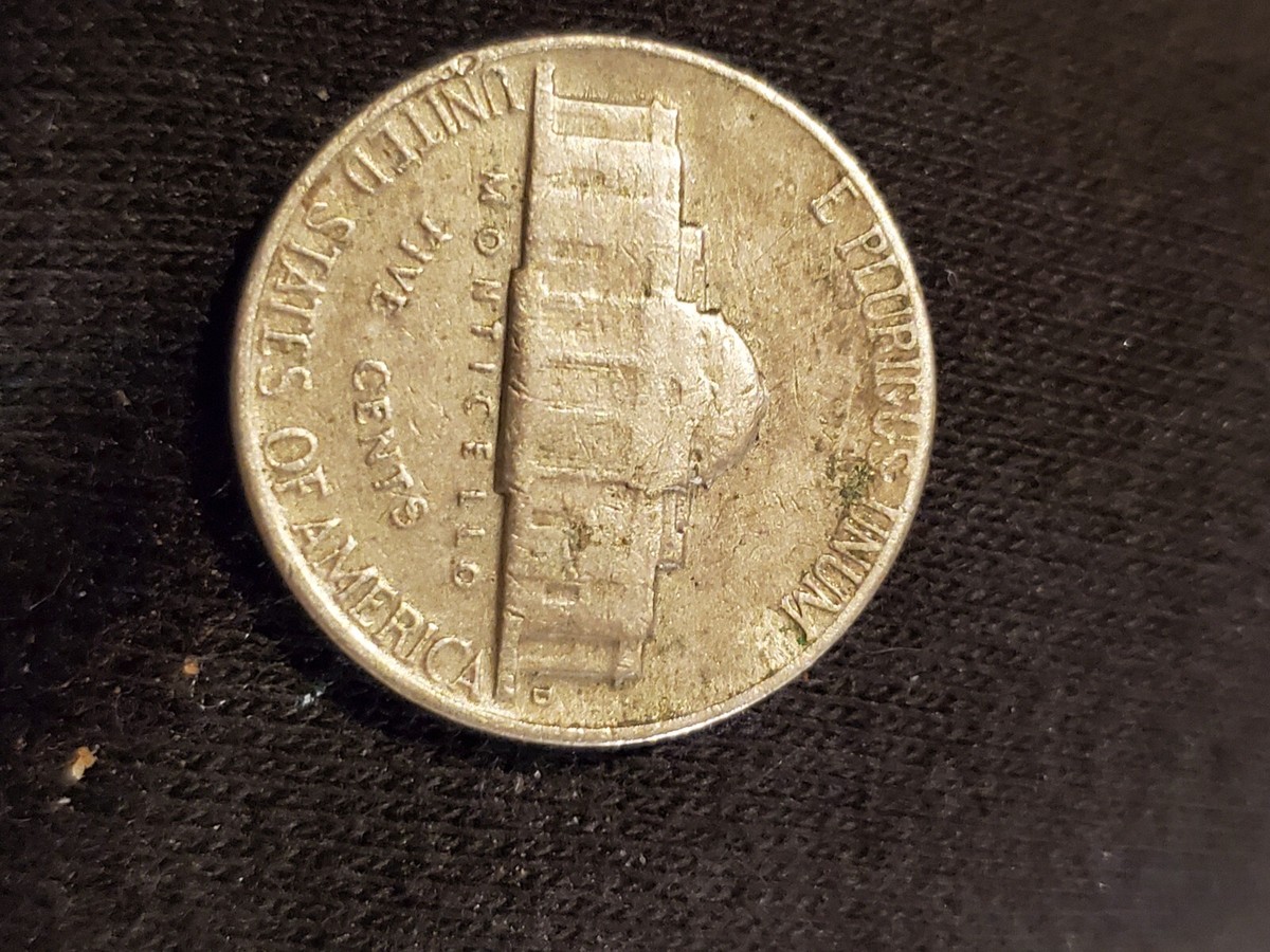 1964 Nickle RARE. No mint mark ( Errors on the date and word
