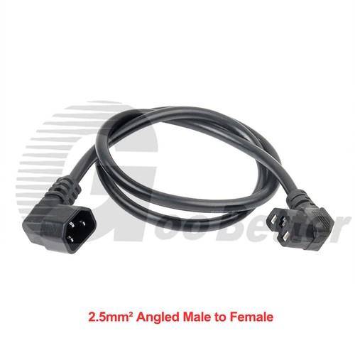 1m Power Extension Cable IEC Male to Female Kettle Lead Adapter Cable 2.5mm²4mm² - Picture 13 of 16