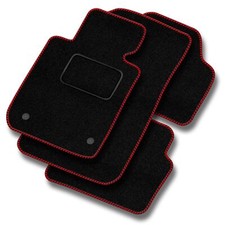 FI05-1 Satz Autoteppiche Velour STREAK Rot für Fiat Grande Punto 2005-2012 autom