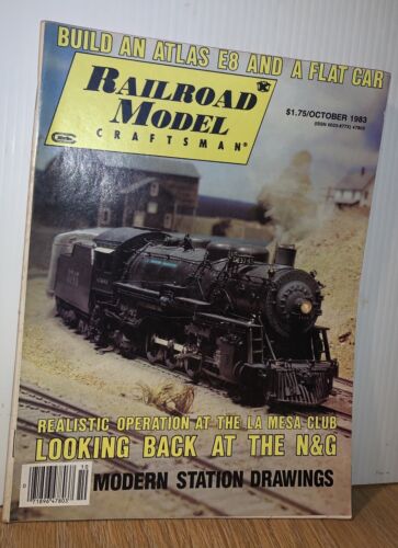 RAILROAD MODEL CRAFTSMAN MAGAZINE October 1983 Atlas Flat Car Fort Collin - Picture 2 of 10