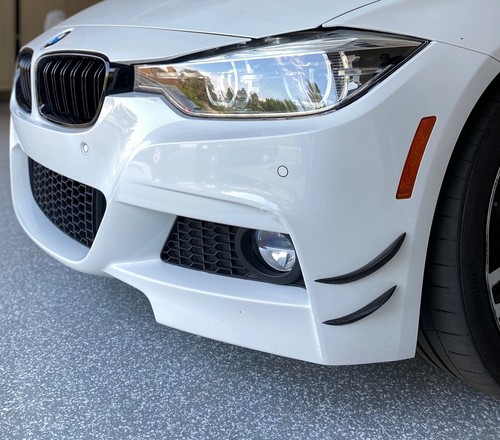 Carbon Fiber Canards Front Bumper Fit BMW E92 F30 F80 F82 335i 435i M2 M3 M4 CF - Picture 10 of 10