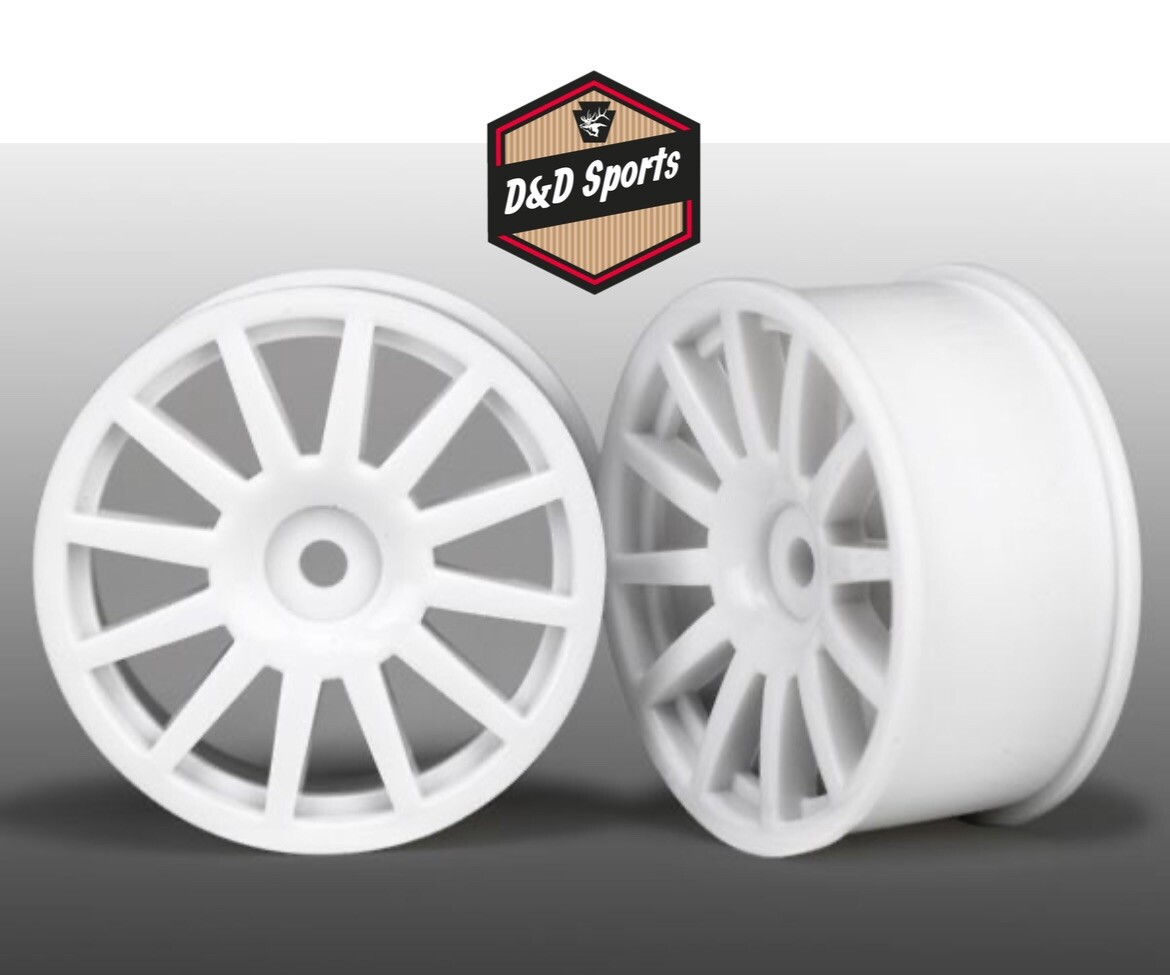Traxxas 7571 - Wheels 12-Spoke White (2): 1/18 LaTrax Rally | eBay