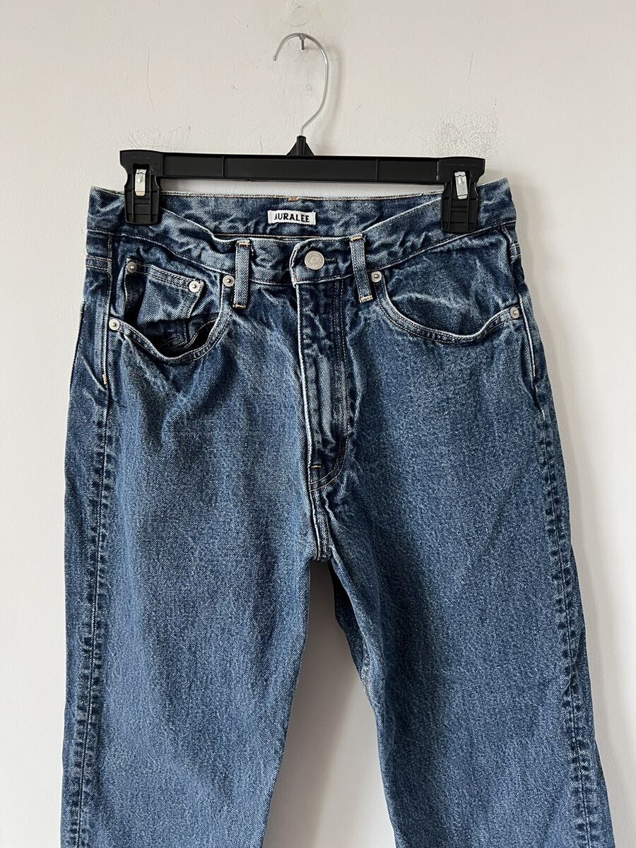 Auralee Hard Twist 5p Jeans Size 30 Measures 28x27