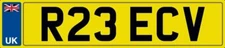 REECE V NUMBER PLATE R23 ECV REESE RHYS REISE REICE REECEY REECY CAR REG NO FEE