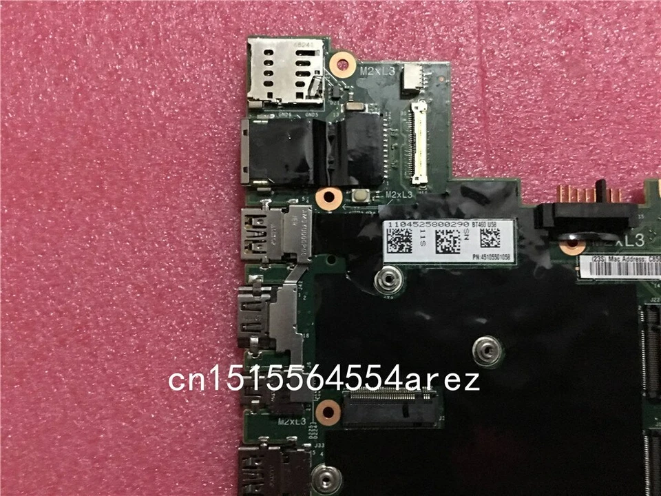 Motherboard for Lenovo Thinkpad T460s Laptop Mainboard I5 I5-6200U UMA 4GB RAM - Image 3 of 3