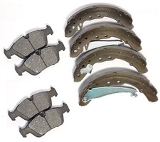 Opel Corsa B Bremsbeläge Bremsklötze vorne + Bremsbacken Backen hinten *