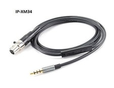 47" AKG Headset to iPhone/iPad Replacement Cable with Mic Volume Control