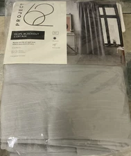 🏯 Project 62 Blackout Curtain Panel Gray Henna (50” X 95”) 🆕Single Panel⚠️