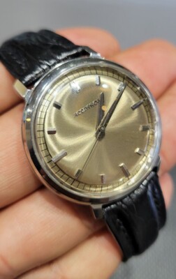 Vintage 1965 Men's Bulova Sunburst Dail Accutron 214 M5 Working