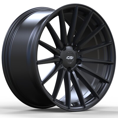 SET(4) OS WHEELS Si02 20x10 5x112 +42 Gloss Black