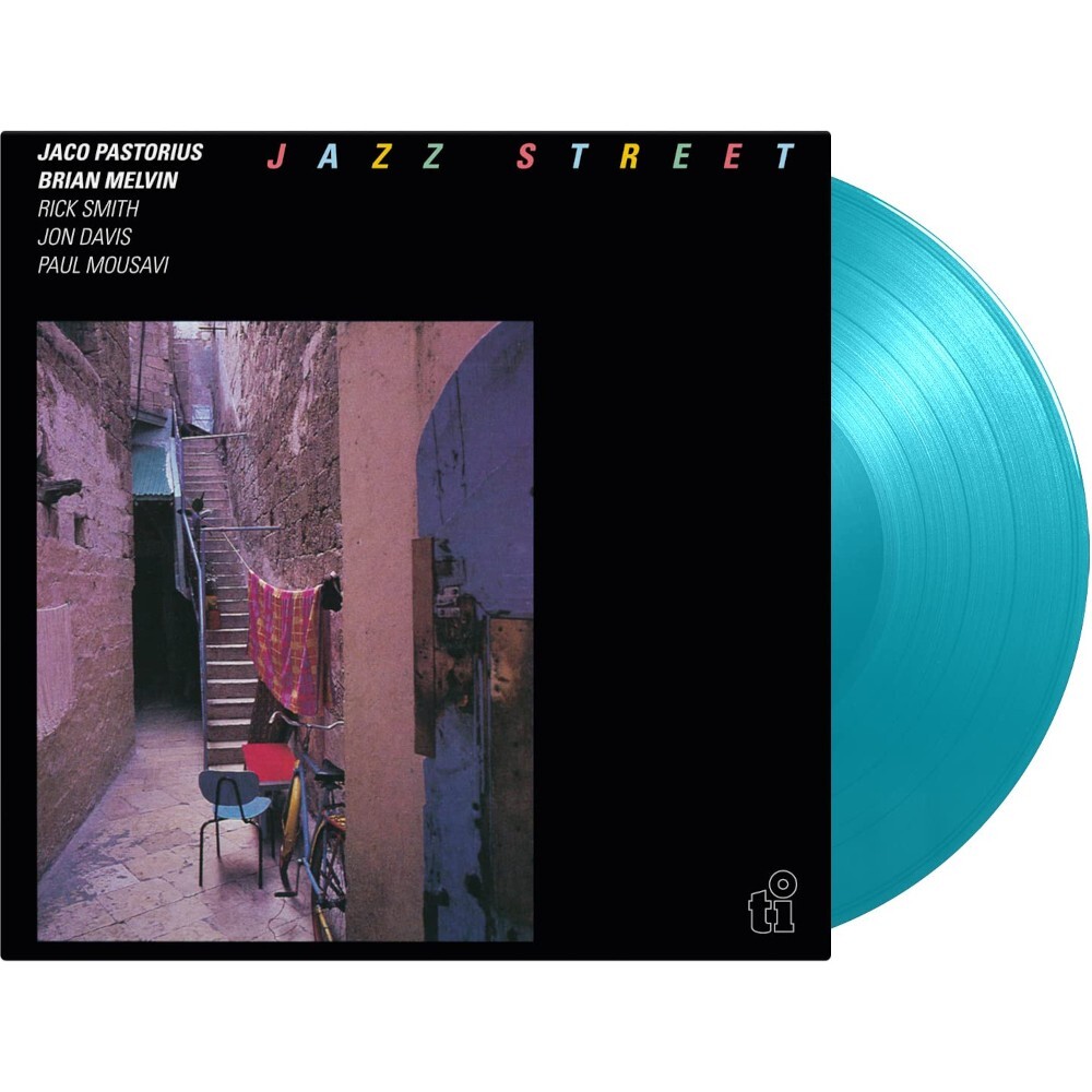 JACO PASTORIUS & BRIAN MELVIN Jazz Street NEW 2022 LP Turquoise
