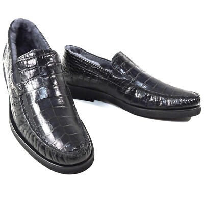 GOOD MAN ?? MEN\'S BLACK LEATHER COMFORT LOAFERS GoodMan ?? MEN main image 4