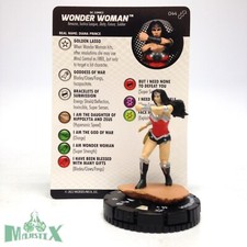 Heroclix Batman Team-Up set Wonder Woman 044 Rare figure w/card 