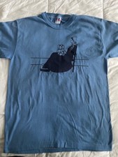 Blue Tee Shirt Mother In Rocking Chair with twins on lap