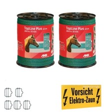 Weidezaunband AKO TopLine Plus TriCOND grün 20 mm