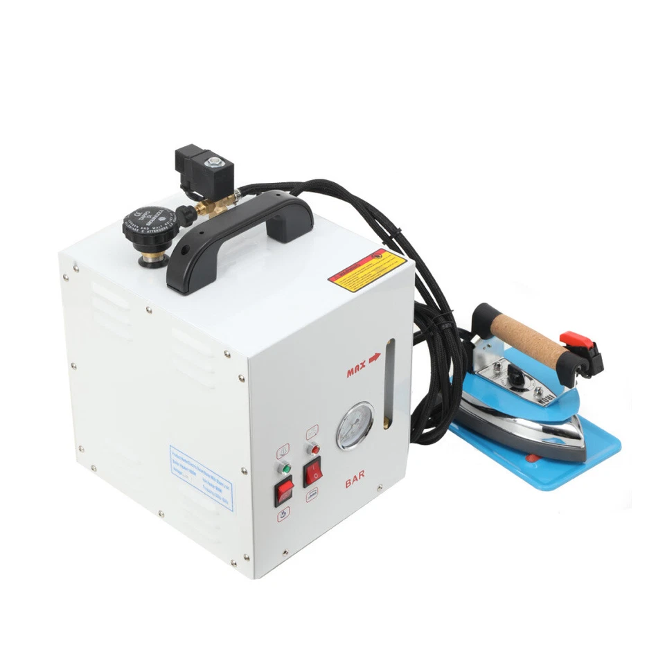 Generador de vapor de plancha de vapor de 5 litros con plancha para sastres, tintorerías, etc. Foto 3 de 4