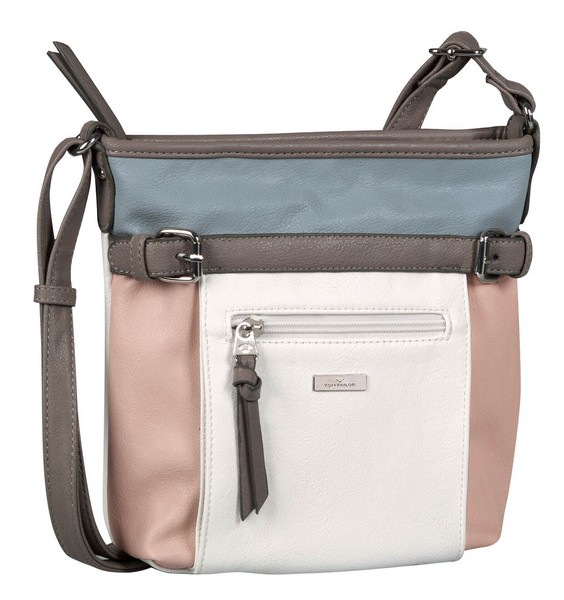 Tom Tailor Juna Crossbag S UmhäNgetasche Tasche Mixed Rose Rosa Blau Neu-image