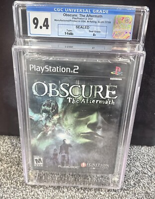 Obscure: The Aftermath (Sony PlayStation 2, PS2) NEW FACTORY SEALED BLACK LABEL