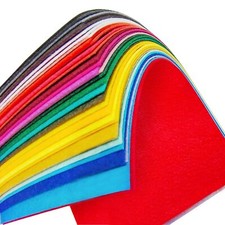 Stiff Felt Sheets 7"x11.3" Craft Fabric 32 Pcs Color Felt for Sewing
