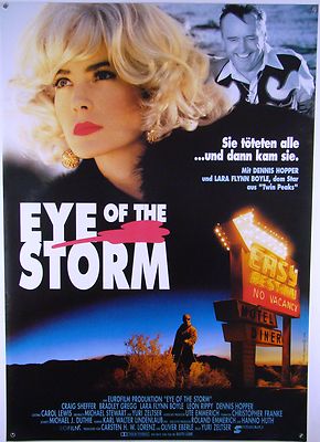 EYE OF THE STORM Dennis Hopper, Lara Flynn Boyle - Filmplakat DIN A1 (gerollt)
