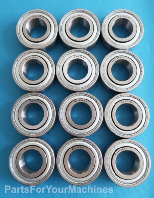 12 SPINDLE DECK BEARINGS FOR EXMARK 60'',72'' LAZER Z HP, LAZER HP, METRO HP-RA100