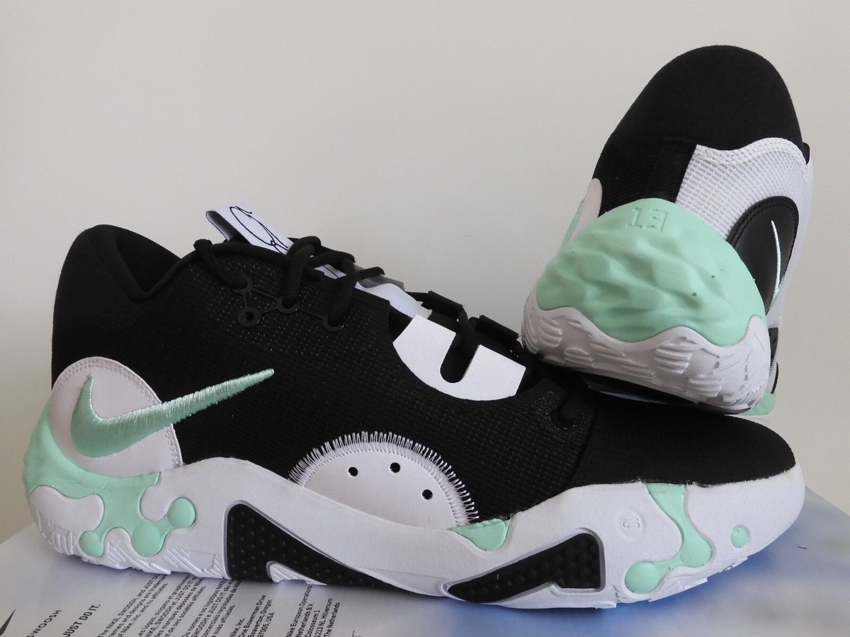 NIKE PG 6 PAUL GEORGE BLACK-MINT FOAM-WHITE SZ 15 [DC1974