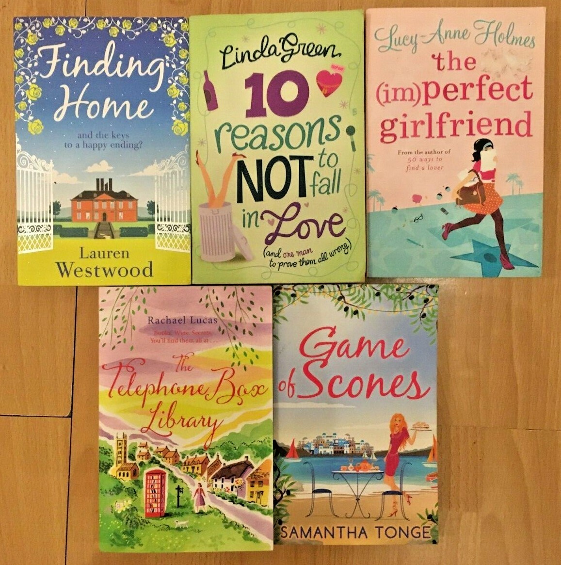 5 x PB Books chick lit fiction, Samantha Tonge, Lauren Westwood, Linda  Green et | eBay UK